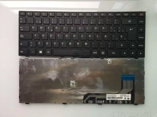 Клавиатура для ноутбука Lenovo IdeaPad 100, 100-14IBY, 100-14IBD, 100s-14IBY черная, с рамкой