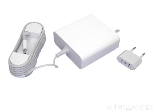 Блок питания (сетевой адаптер) для ноутбуков Xiaomi 65W Type-C, квадрат, белый