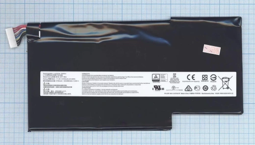 Аккумулятор BTY-M6J для ноутбука MSI GS73VR Stealth Pro 11.4B, 64.98Втч (оригинал)