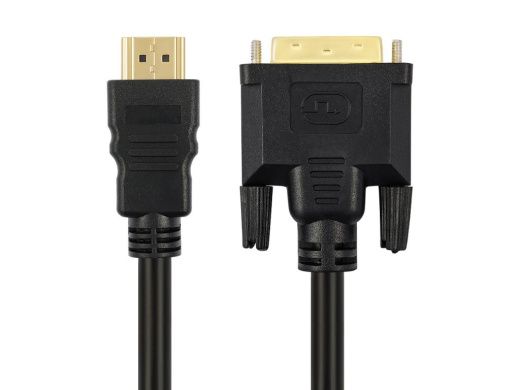 Кабель CAB13 HDMI (M) - DVI-I (M) 1.2м, черный (Vixion)