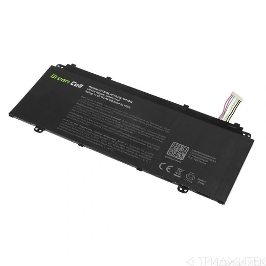 Аккумулятор (акб, батарея) AP1505L для ноутбукa Acer Chromebook SF514-51-77S5, Swift 5 11.55 В, 4680 мАч