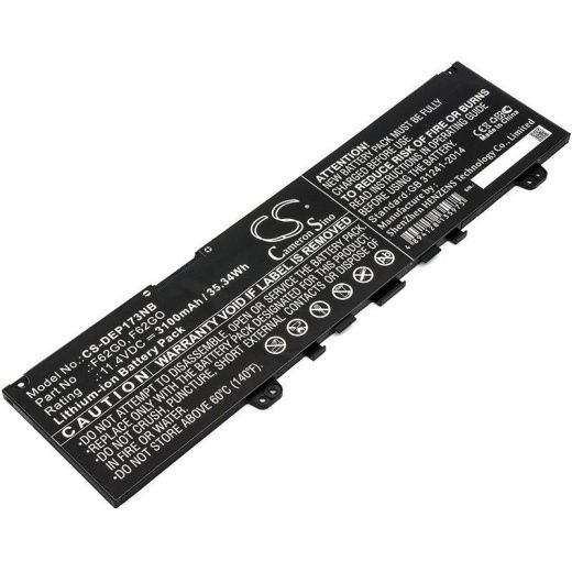 Аккумулятор CameronSino CS-DEP173NB для ноутбука Dell Ins 13-5370-D1305P, 11.4В, 3100 мАч, 35.34 Вт, Li-ion, черный