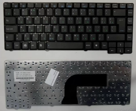 Клавиатура для ноутбука Asus A3A, A3E, A3H, A3V, черная