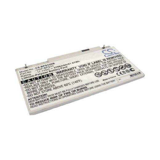 Аккумулятор CameronSino CS-BPS33NB для ноутбука Sony SVT-14, 11.1В, 3700 мАч, 41.07 Вт, Li-Polymer, серебро