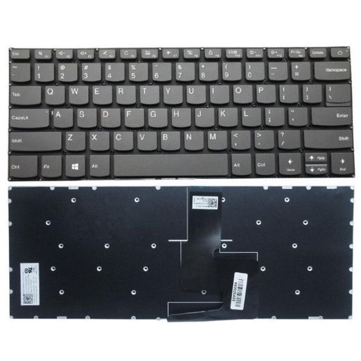 Клавиатура для ноутбука Lenovo Ideapad 320-14IKB, 320-14ISK черная с подсветкой