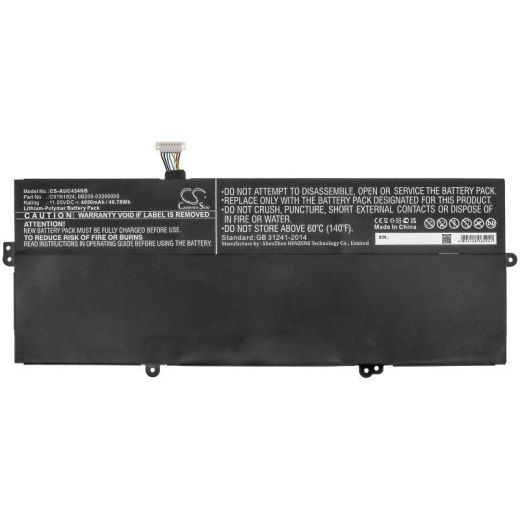 Аккумулятор CameronSino CS-AUC434NB для ноутбука Asus C434TA, C434TA-AI0041, C434TA-AI0045, 11.55В, 4050 мАч, 46.78 Вт, Li-Polymer, черный