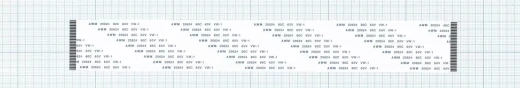Шлейф универсальный 32pin, шаг 1мм, длина 25см