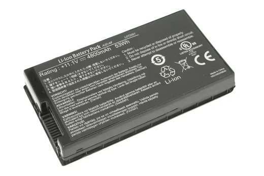 Аккумулятор для ноутбука Asus A8, F8, F50, F80 4800 мАч, 10.8-11.34В (оригинал)