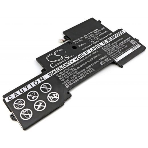 Аккумулятор CameronSino CS-HPG102NB для ноутбука HP EliteBook 1030 G1-Y0E99UP, 7.6В, 4700 мАч, 35.72 Вт, Li-Polymer, черный