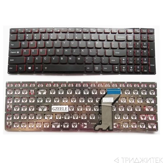 Клавиатура для ноутбука Lenovo Y700-15ISK, черная