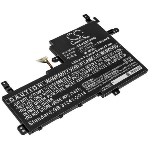 Аккумулятор CameronSino CS-AUS531NB для ноутбука Asus K531FA, K531FL, S531FA, 11.52В, 3550 мАч, 40.9 Вт, Li-Polymer, черный