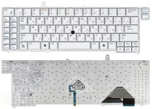 Клавиатура для ноутбука Samsung X1 silver