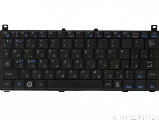 Клавиатура для ноутбука Toshiba NB100, черная