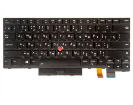 Клавиатура для ноутбука Lenovo Thinkpad A475, T470, T480, A485 черная с подсветкой