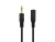 Удлинитель CAB48 AUX 3,5 (M) - AUX 3,5 (F) 3м, черный (Vixion)