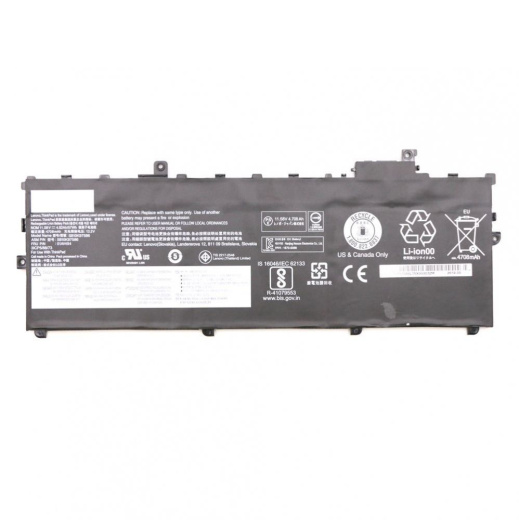 Аккумулятор для Lenovo ThinkPad X1 Carbon Gen 5, Gen 6 (01AV430, SB10K97586), 57Wh, 4920mAh, 11.58V