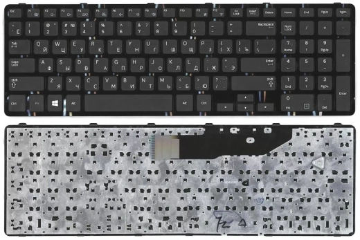 Клавиатура для ноутбука Samsung 350e7c, 355e7c with frame