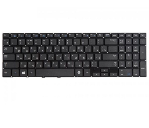 Клавиатура для ноутбука Samsung NP370R5E, NP450R5E, NP510R5E, горизонтальный Enter