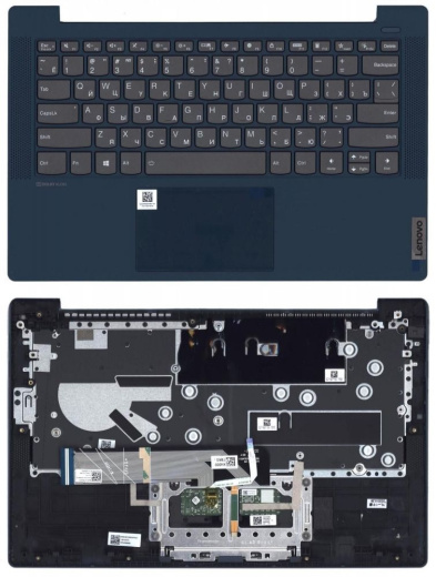 Клавиатура для ноутбука Lenovo Ideapad 5-14ARE05 топкейс синий