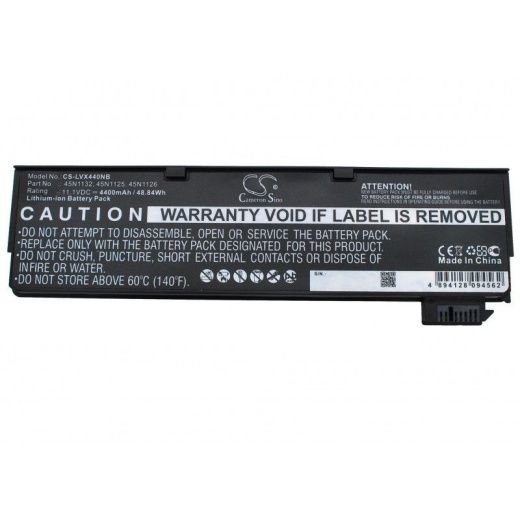 Аккумулятор CameronSino CS-LVX440NB для ноутбука Lenovo K21-80-IFI, K21-80-ISE, 11.1В, 4400 мАч, 48.84 Вт, Li-ion, черный