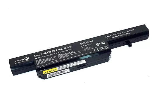 Аккумуляторная батарея Amperin для ноутбука DNS Clevo C4500 (C4500BAT6) 11,1V 5200mAh AI-C4500