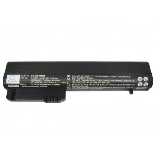 Аккумулятор CameronSino CS-CP2400NB для ноутбука HP EliteBook 2530p, 2533t, 10.8В, 4400 мАч, 47.52 Вт, Li-ion, черный