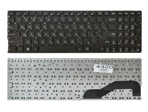 Клавиатура ASUS X540, R540, BLACK, K540, RU, Big Enter