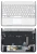 Клавиатура для ноутбука Samsung N210, N220 top panel