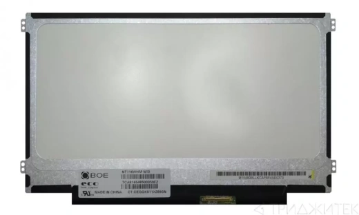 Матрица 11.6” NT116WHM-N10, LED, 40 pin, 1366x768, глянцевая, Slim,