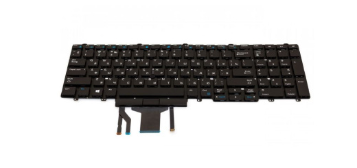 Клавиатура Dell Latitude E5550 E5570, Backlite, RU