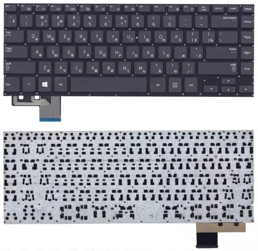 Клавиатура для ноутбука Samsung 535U4C, NP535U4C, 535U4C-S02 черная