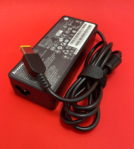 Блок питания (сетевой адаптер) для ноутбуков Lenovo 20V 4.5A 90W прямоугольный, без сетевого кабеля