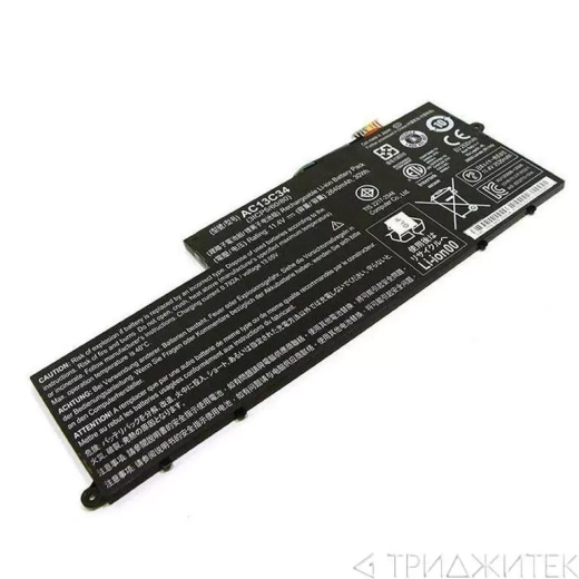 Аккумулятор (акб, батарея) AC13C34 для ноутбукa Acer Aspire V5-122P 11.1 В, 2800 мАч (оригинал)
