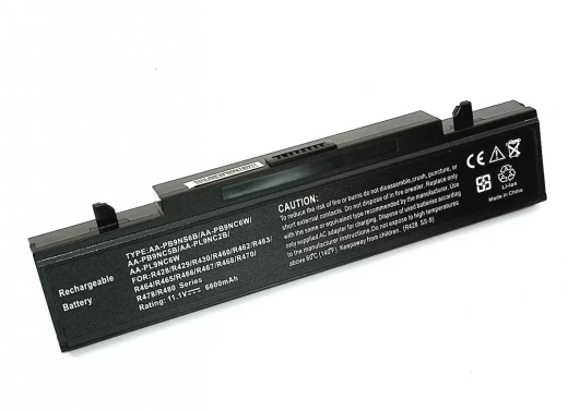 Аккумуляторная батарея для ноутбука Samsung R420 R510 R580 R530 (AA-PB9NC6B) 6600 мАч OEM черная