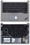 Клавиатура для ноутбука Lenovo Thinkpad E14 топкейс серебро