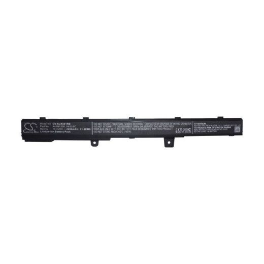 Аккумулятор CameronSino CS-AUX551NB для ноутбука Asus 90NB0341-M00910, A41, A551C, 14.4В, 2200 мАч, 31.68 Вт, Li-ion, черный