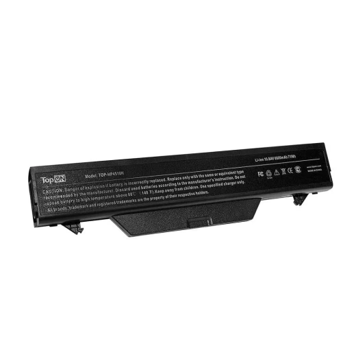 Аккумулятор (акб, батарея) TopON TOP-HP4510H для ноутбуков HP 10.8 В, 6600 мАч