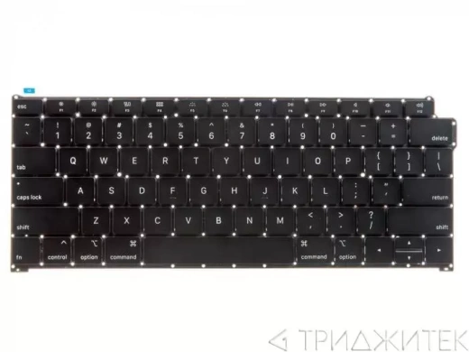 Клавиатура Apple Macbook 13" A1932 Black, RU