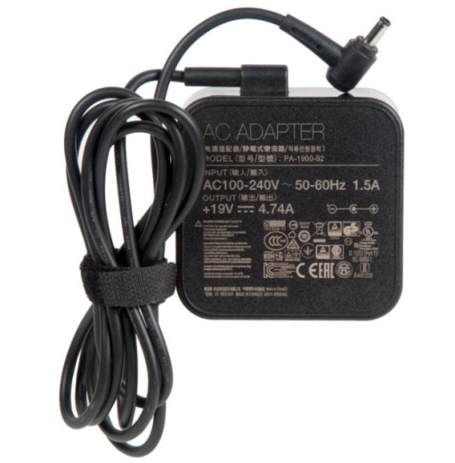  Блок питания для ноутбука Asus PA-1900-92 REV A01 19V, 4.74A 90W, 4.5х3 с иглой без кабеля с разбора
