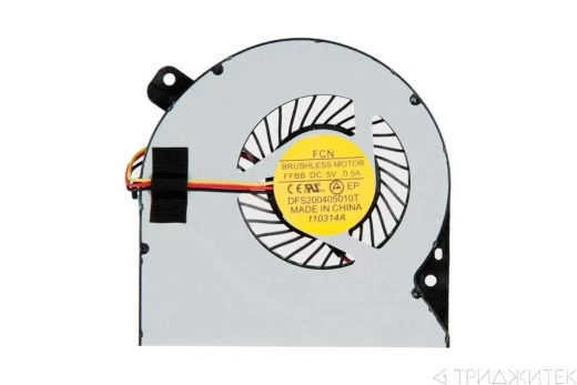 Вентилятор (кулер) для ноутбука Asus A550D, A550DP, K550D, K550DP, R510D, R510DP, X550D, X550DP, X750D X750DP, X750J, X750JA, X750JB