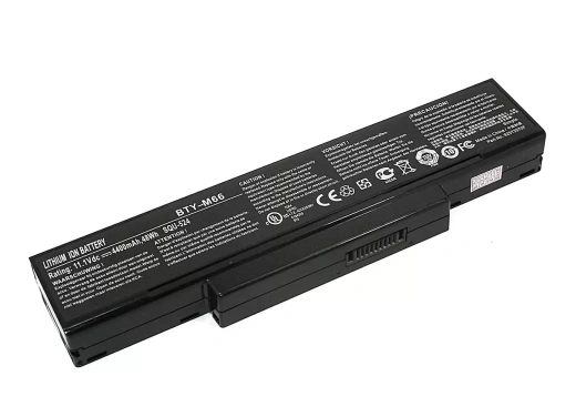 Аккумулятор (акб, батарея) BTY-M66 для ноутбука MSI GX600, GX610, GX620 11.1 В, 4400 мАч (оригинал)