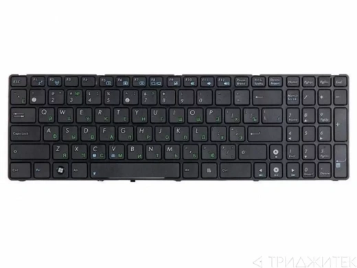 Клавиатура для ноутбука Asus K52, K53, K54, N50, N51, N52, N53, N60, N61, N70, N71, N73, N90, P52, P53, K72, K73, A52, A72, UL50, W90, PRO5IJ, F50, X52, X55, X75, PRO5AVn, PRO64Vg, PRO7BJg, K54C, K54H, K54L, K54LY, K54S, K54SL, X54C, X54L, X54LY, n61ja, n