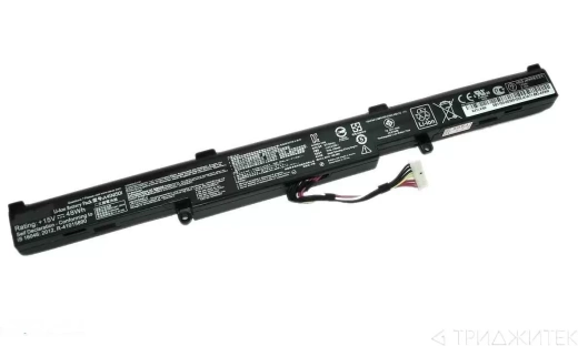 Аккумулятор для ноутбука Asus GL752VW, GL752V, N552VW, N552V, 15 В, 3200 мАч
