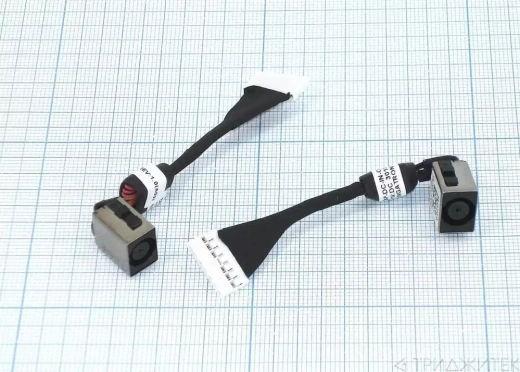 Разъем питания Dell 13 R2 c кабелем