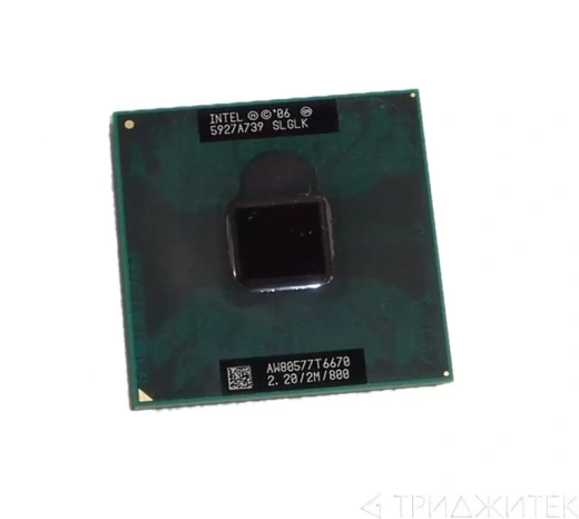 Процессор Socket P Intel Core 2 Duo Mobile T6570 2100MHz (Penryn, 2048Kb L2 Cache, 800 MHz, SLGLL) RB