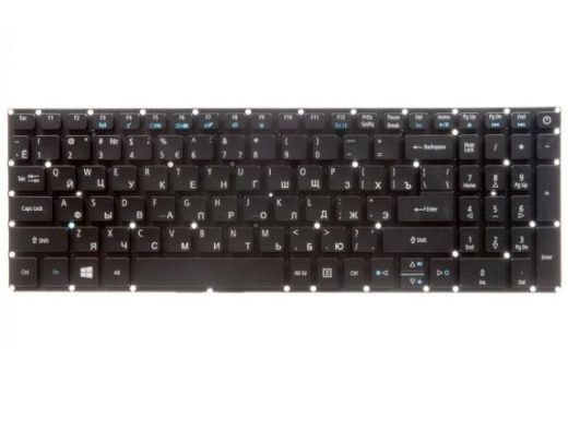 Клавиатура для Acer Aspire E5-722, E5-772, V3-574G, E5-573T, E5-573, E5-573G, E5-573T, E5-532G, F5-571, F5-571G, F5-572, F5-572G, E5-774, e5-774g, es1-523, es1-523g, es1-533 [NK.I1517.00K] Black, No frame, backlight, гор. Enter б/у