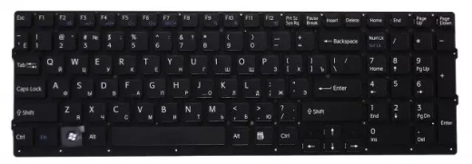 Клавиатура для Sony VPC-EC Series RU, Black