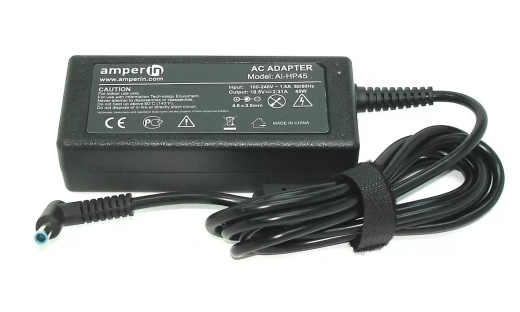 Блок питания (сетевой адаптер) для ноутбуков HP 19,5V 2.31A 45W 4.5x3.0, Amperin
