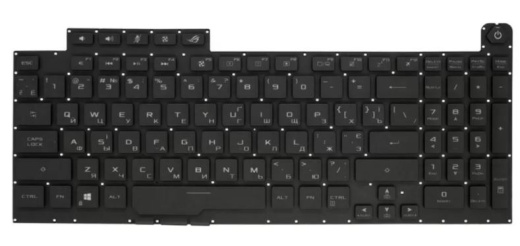 Клавиатура для Asus ROG Strix G731GV с RGB подсветкой (PER KEY)