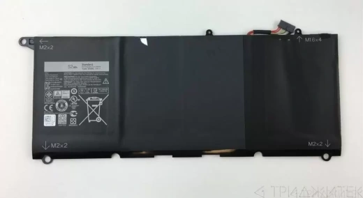 Аккумулятор (акб, батарея) JD25G для ноутбукa Dell XPS 13 9350 9343 7.4 В, 6300 мАч